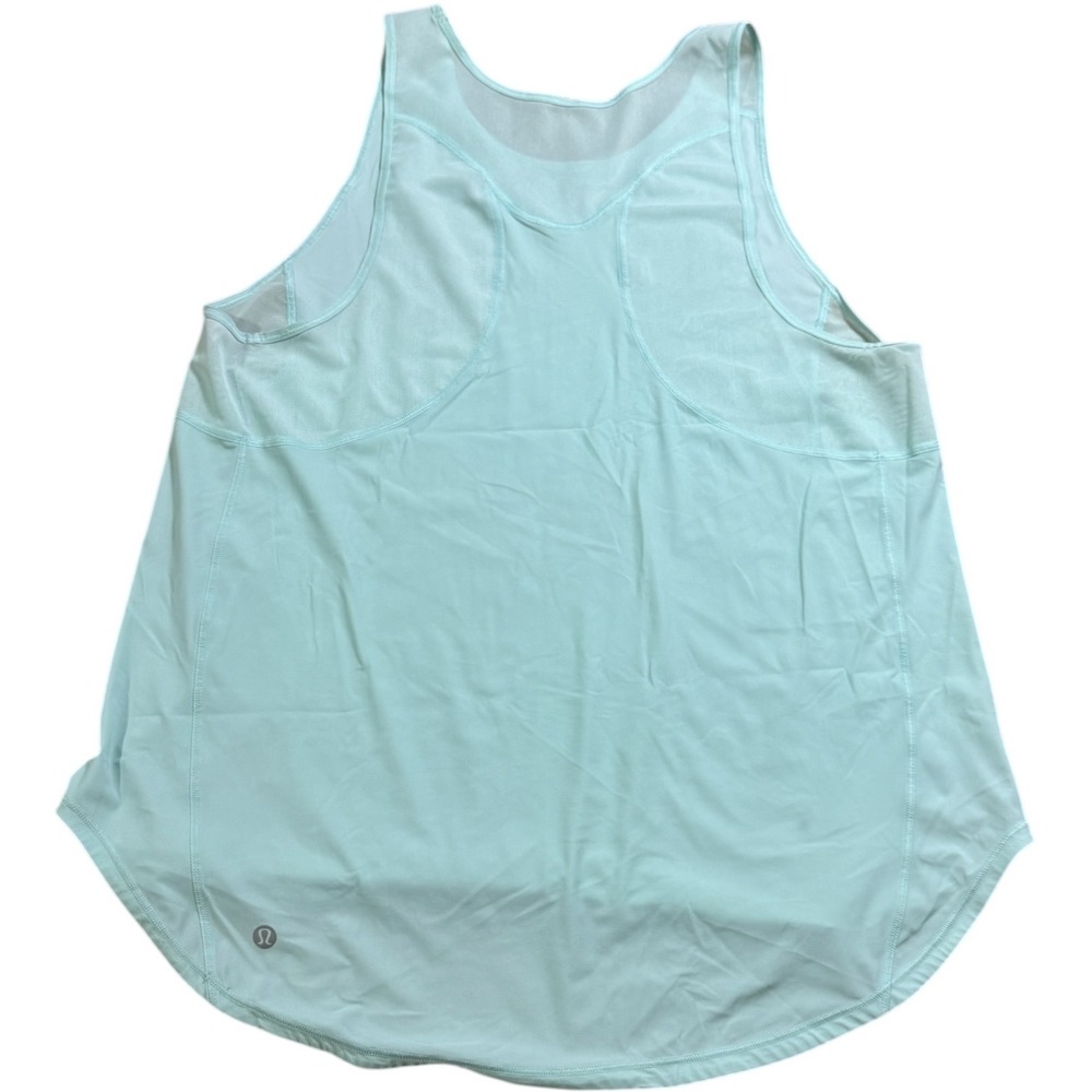 Lululemon Sculpt Tank Top Back Vent Icing Blue Size‎ 12 - Picture 2 of 7